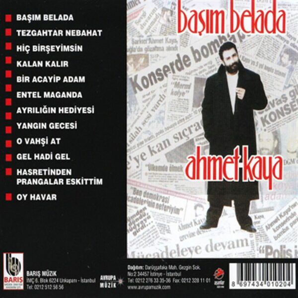 Ahmet Kaya Basim Belada CD 2