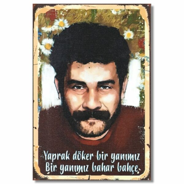 Ahmet Kaya Duvar Resmi Yaprak Döker Nostalji Poster
