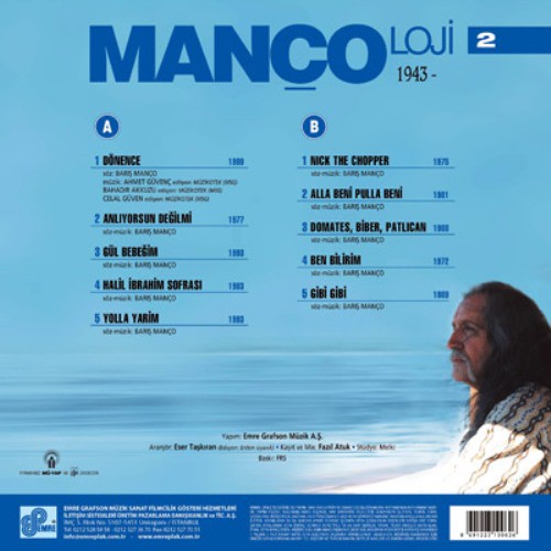 Baris Manco Mancoloji 2 tuerkische Schallplatte Plak 2