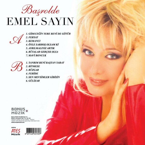 Emel Sayin Basrolde Best of Schallplatte tuerkisch 2