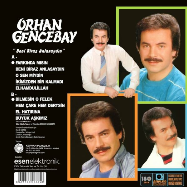 Orhan Gencebay vinyl Schallplatte beni biraz anlasana 2