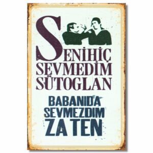 Kemal Sunal Sener Sen - Süt Oglan - Nostalji Poster