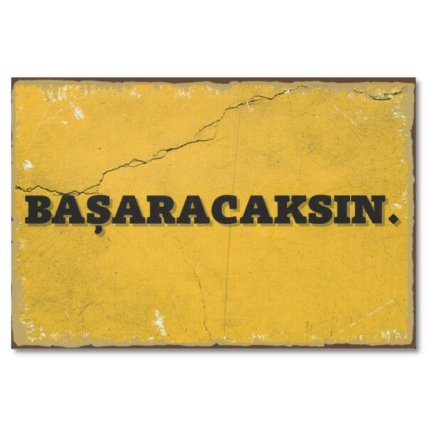 Duvar Yazisi Poster Basaracaksin