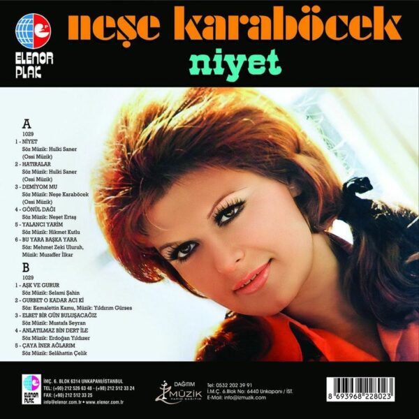 Neset Ertas Niyet tuerkische Schallplatte Plak 2