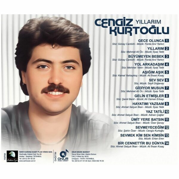 Cengiz Kurtoglu Yillarim CD 2